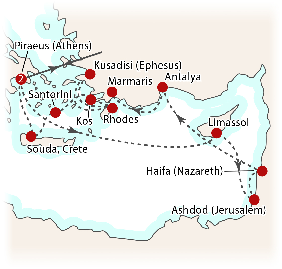 Map of Mediterranean Ancient Kingdoms