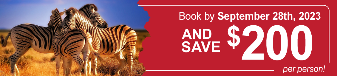 Book early & save