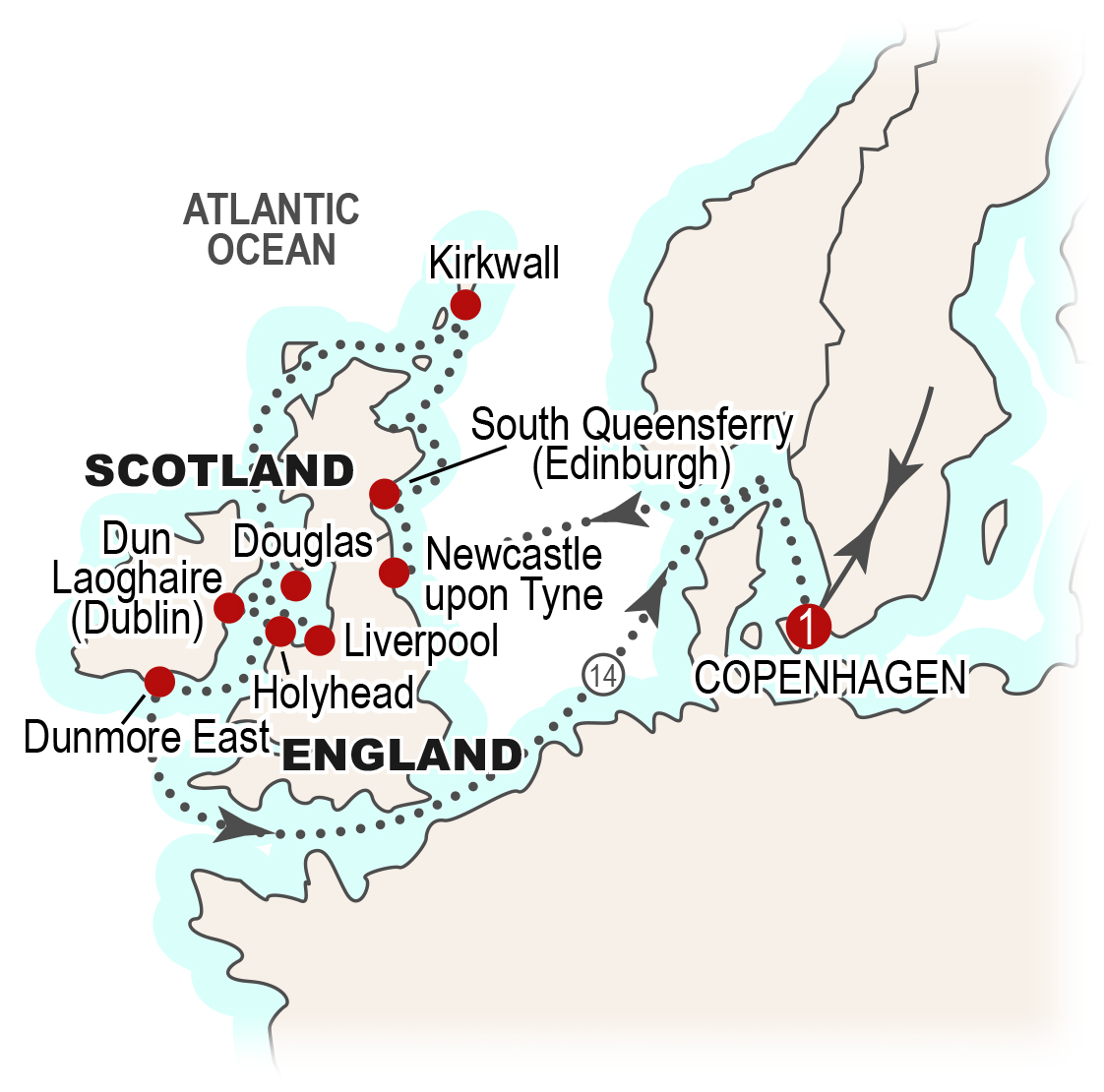 Map of Epic British Isles