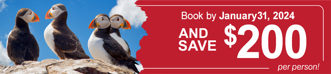 Book Early & Save