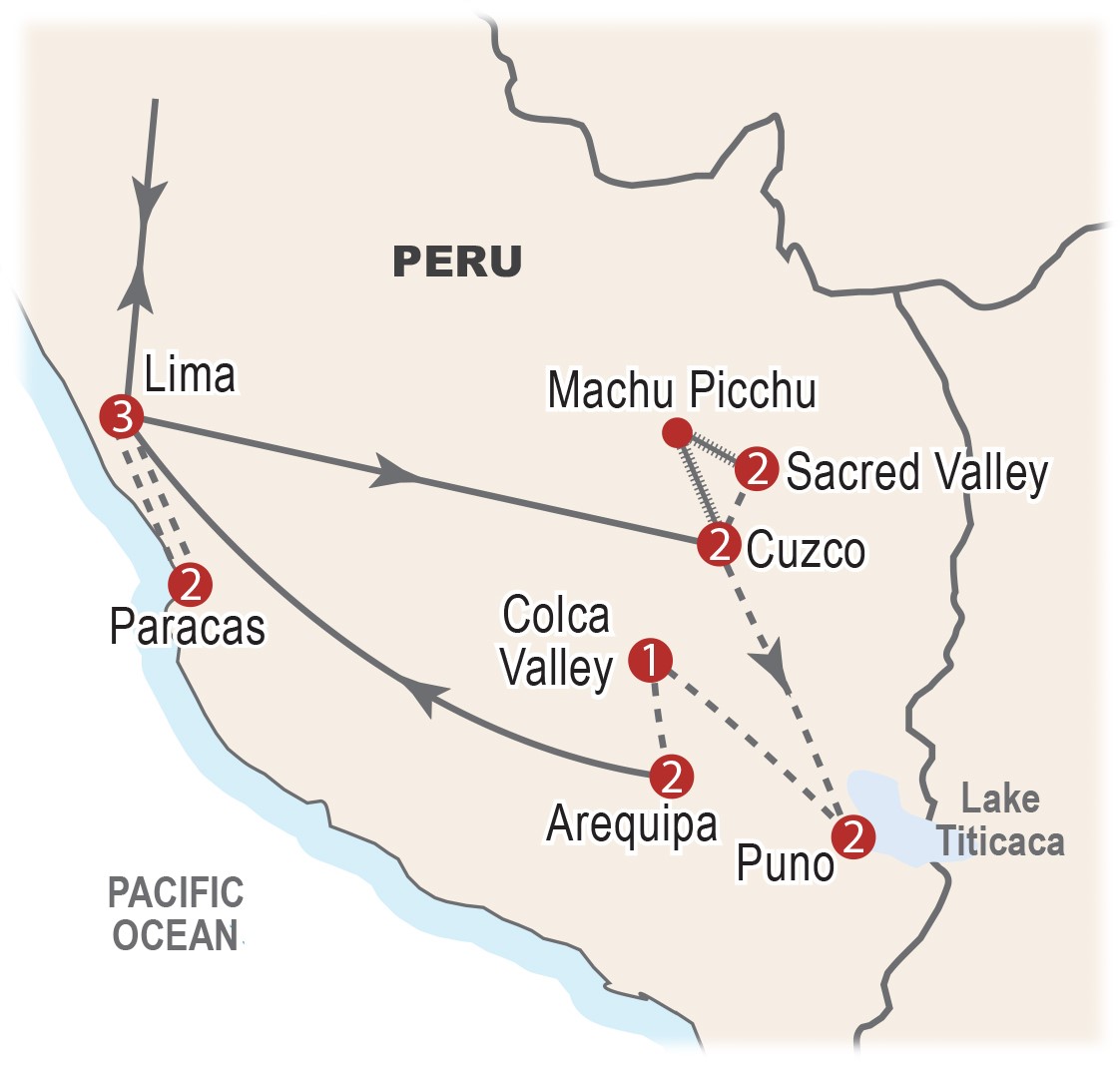 Peru Map Craig Travel