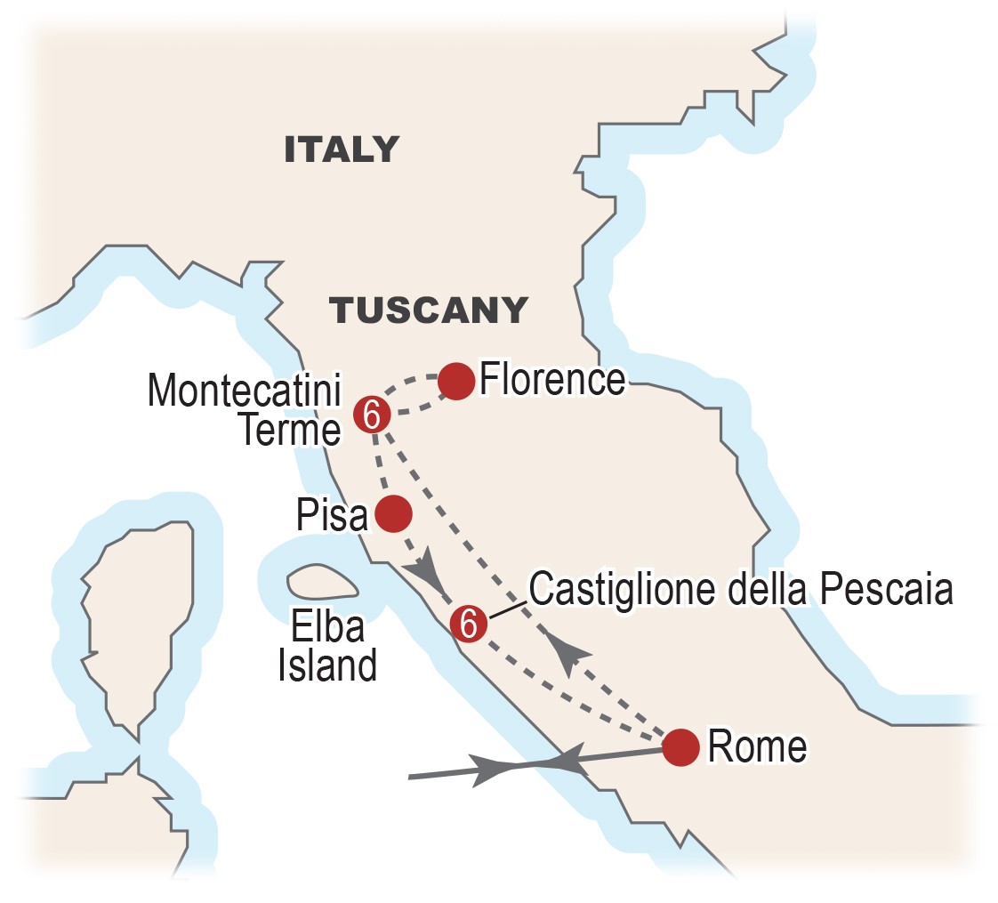 Tuscany Italy map Craig Travel
