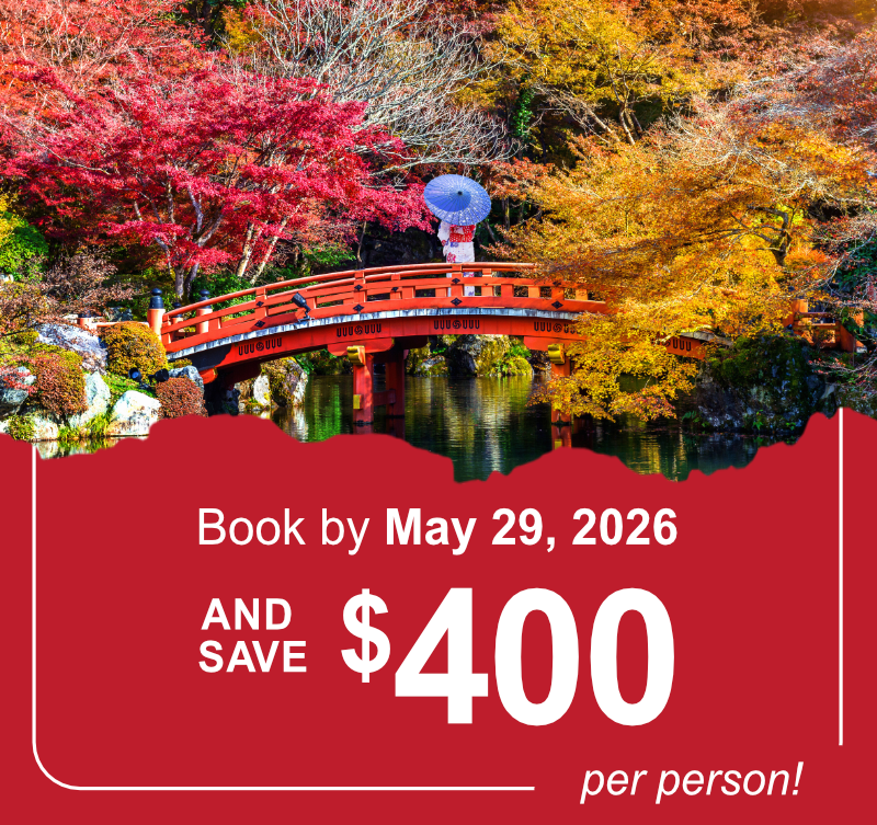 Book early and save
