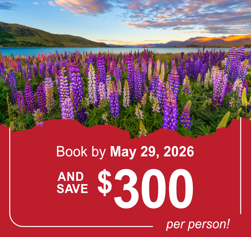 Book early and save