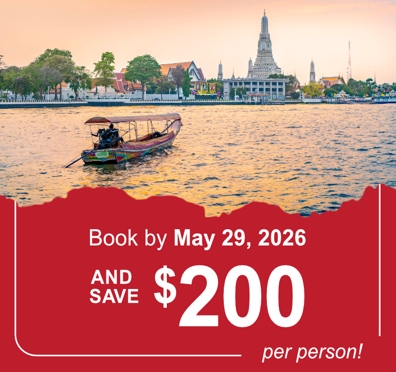 Book early and save
