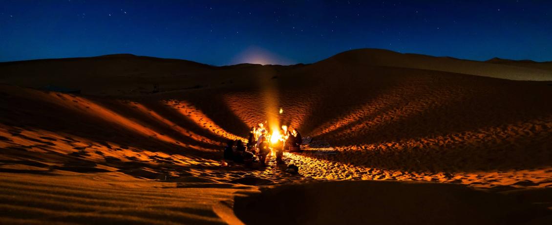 An amazing night under the Saharan stars