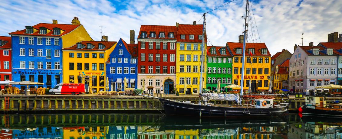 Colourful Copenhagen buildings