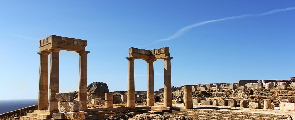 The temple of Athena, Lindos