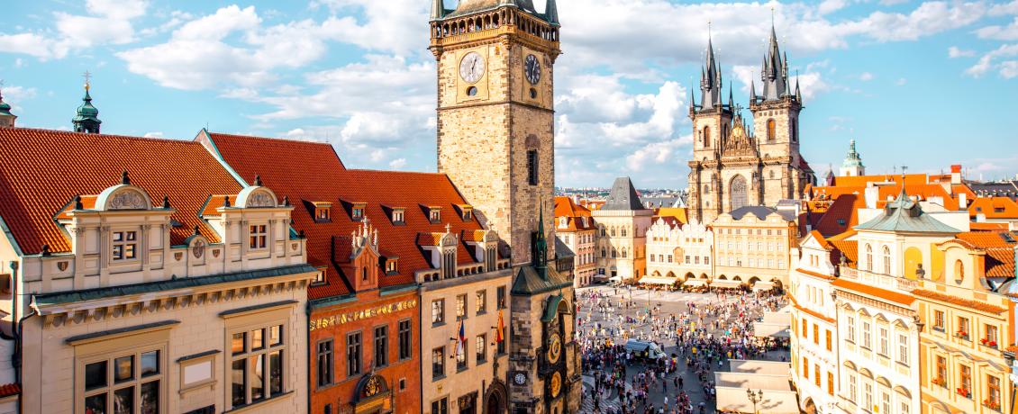 Stroll through Prague’s vibrant Old Town