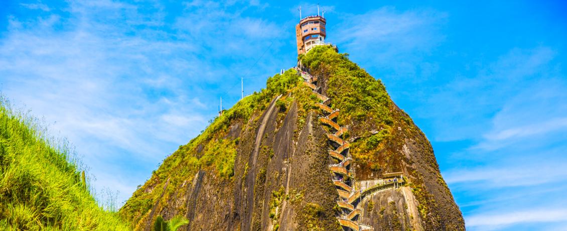 Views of Penol Boulder in Antioquia