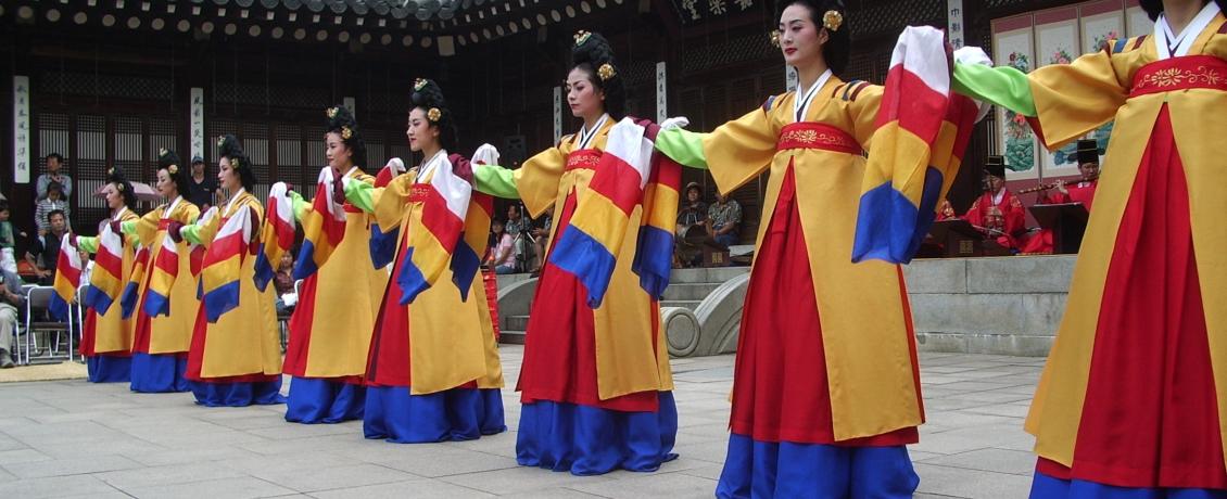 Traditional dance in Korea
