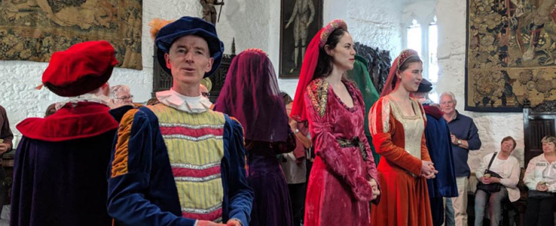 Medieval banquet, credit Kim Colizza