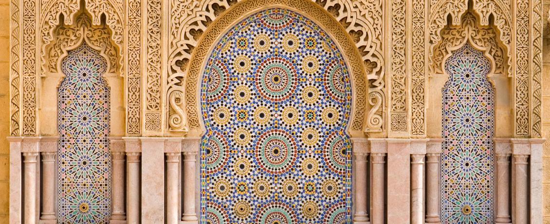Architecture in Morocco mosque