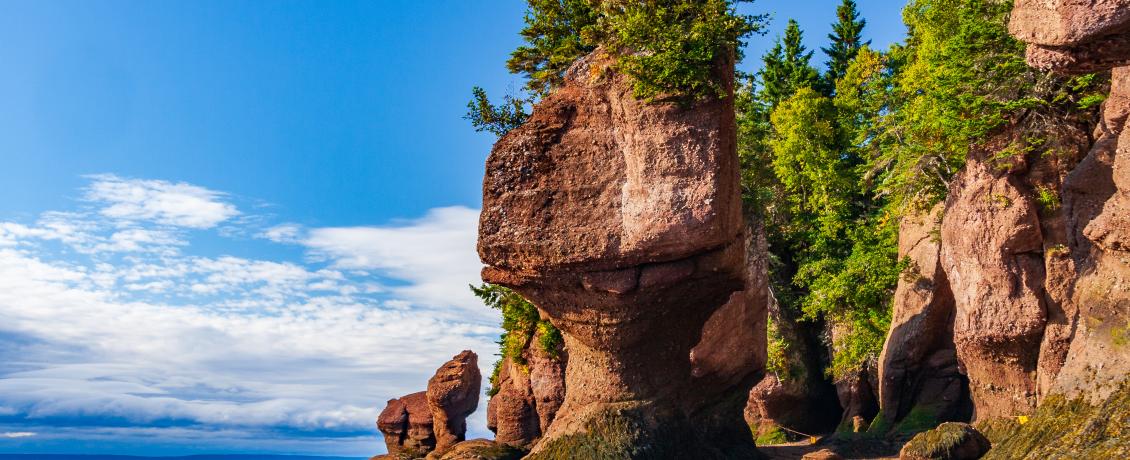 Hopewell Rocks in New Bruinswick