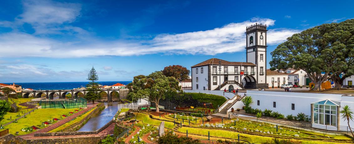 The picturesque town of Ribeira Grande