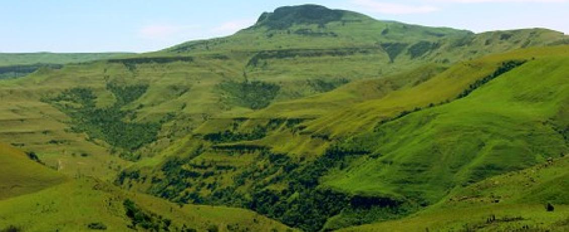 Zululand's picturesque valley hills.