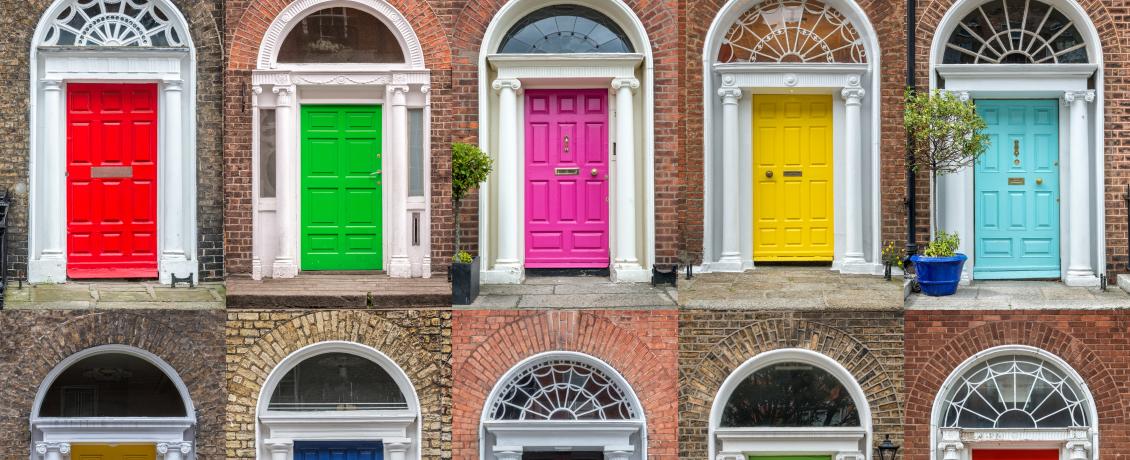 Dublin’s doors, vibrant and full of colour!