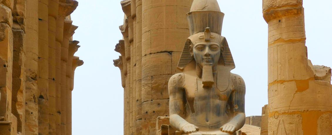 Statue of Ramses II at Luxor Temple