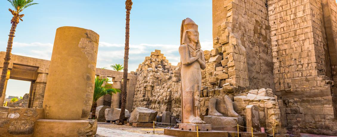 Karnak’s towering pillars and sacred monuments