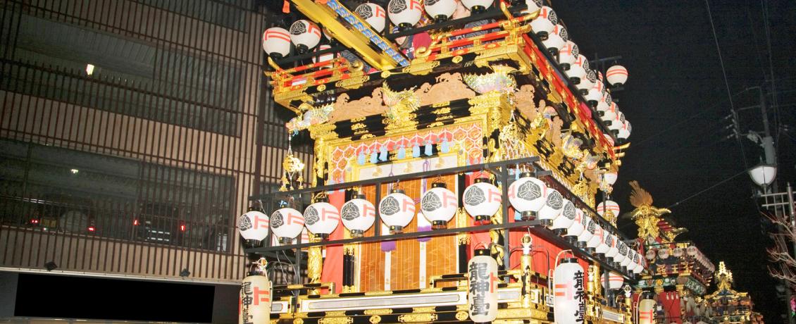 Ornate wooden floats parade through Takayama’s streets during the festival