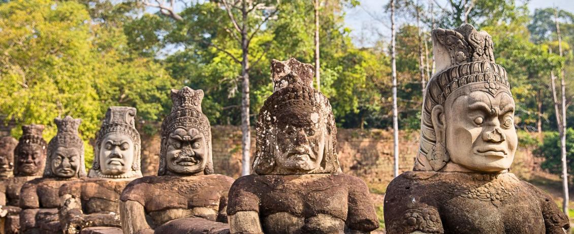 The faces of the Bayon Temple, Siem Reap