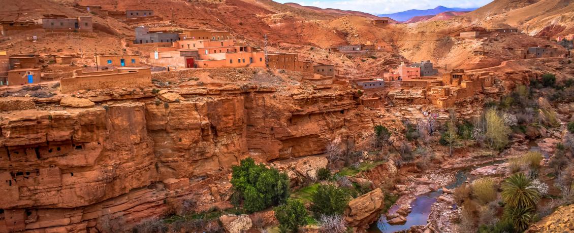 The rugged beauty of the Atlas Mountains