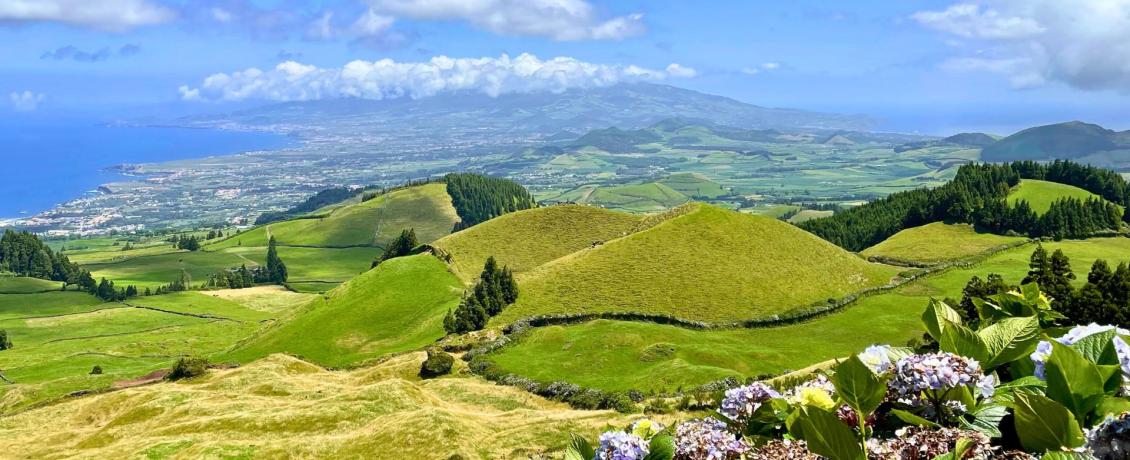 Beautiful landscapes of Sao Miguel
