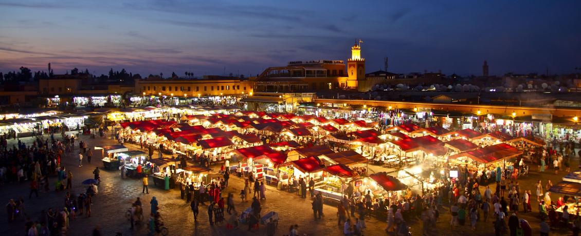 Marrakesh at night