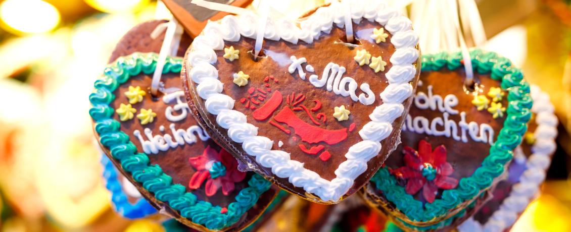 Traditional European ginger bread cookies