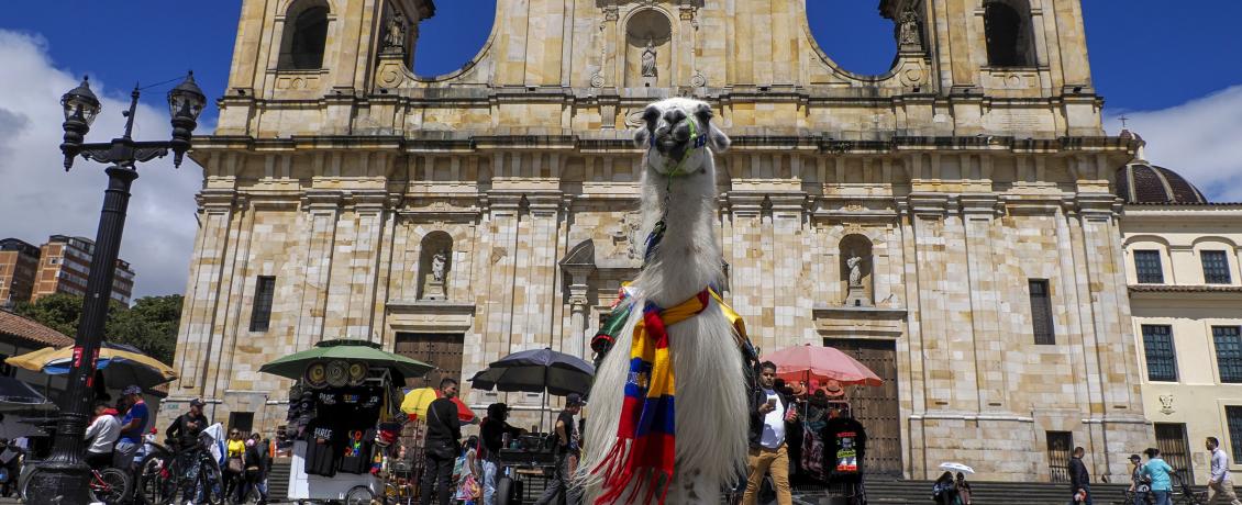 Plaza de Bolivar in Bogota
