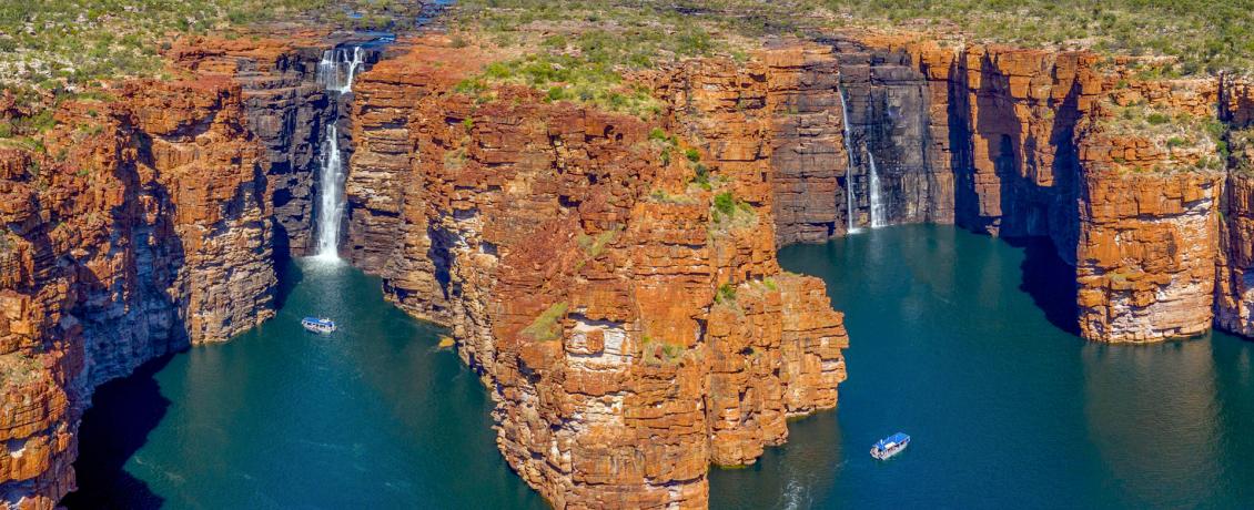 King George Falls, Australia. Credit Coral Expeditions.
