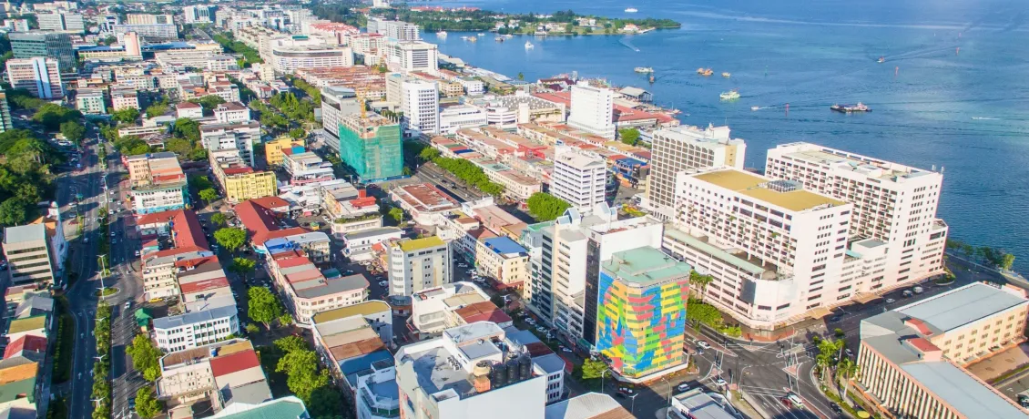 Aerial view of Kota Kinabalu