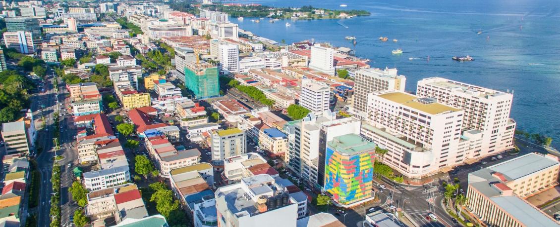 Aerial view of Kota Kinabalu