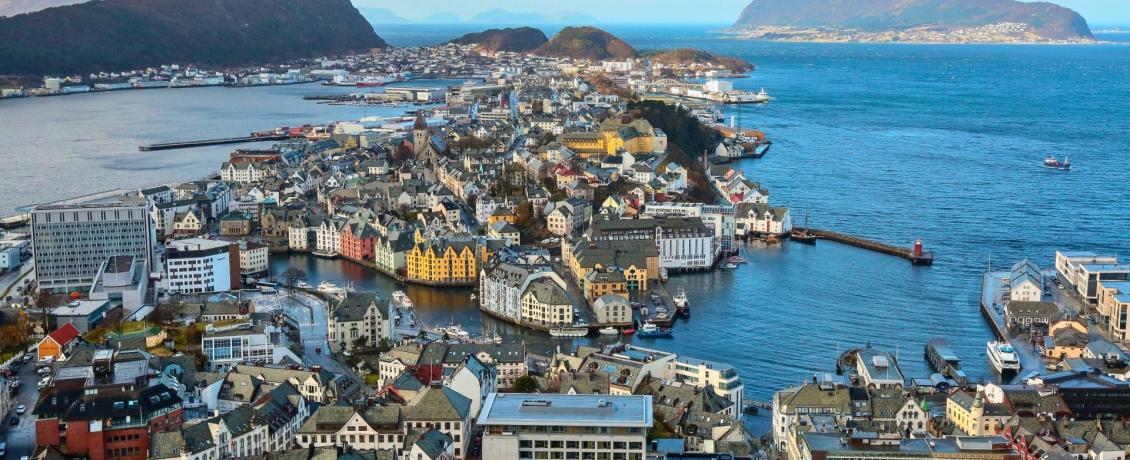 Beautiful Alesund, Norway