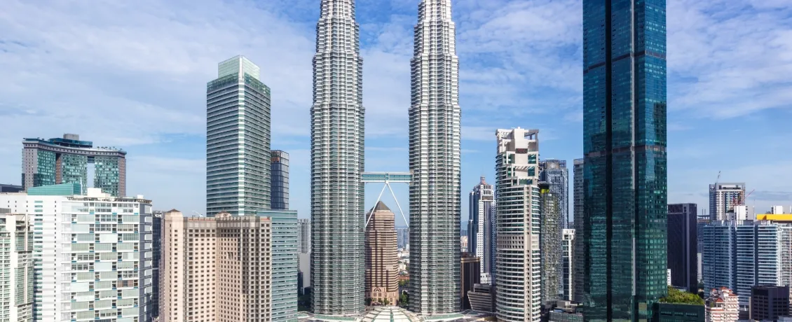 Petronas Twin Towers in Kuala Lumpur