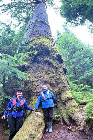 Cheryl and Joyce Poth Haida Gwaii