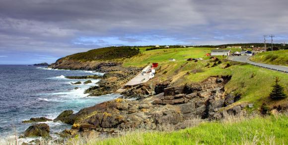 Rugged shoreline in Newfoundland