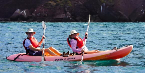 Kayaking in Galapagos