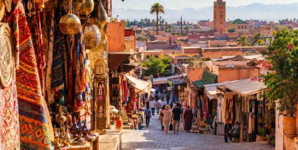 Morocco medina